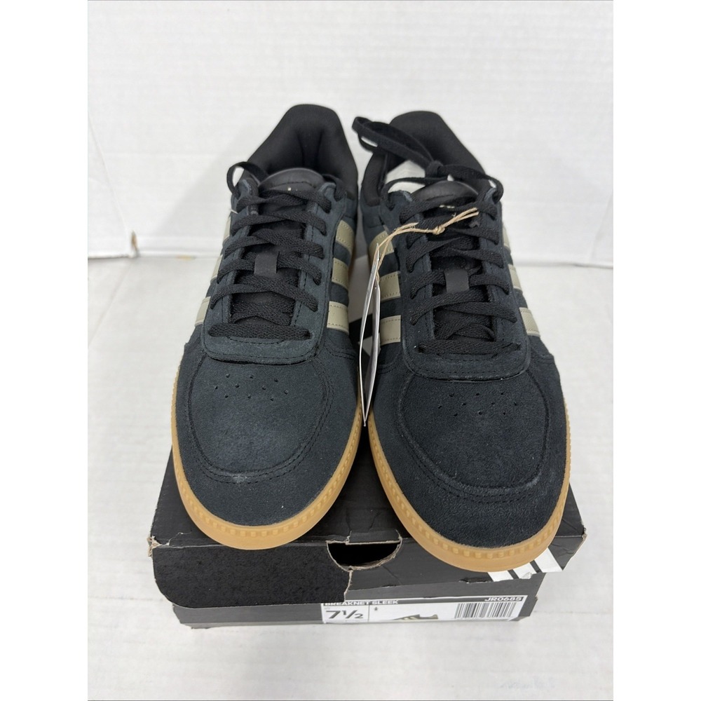 adidas Breaknet Sleek Trainers Women's Gum Rubber Sole JR0685 black gold 7.5 NIB - Picture 6 of 11